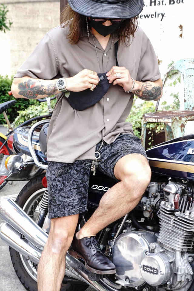 BAA COSTUME MFG. "BAA MILITARY SPECIFICATIONS WAIST BAG" 1940s US ARMY FABRIC BLACK