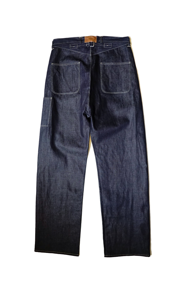 BSC Uniform - Linen Blended Denim Waist Overall -