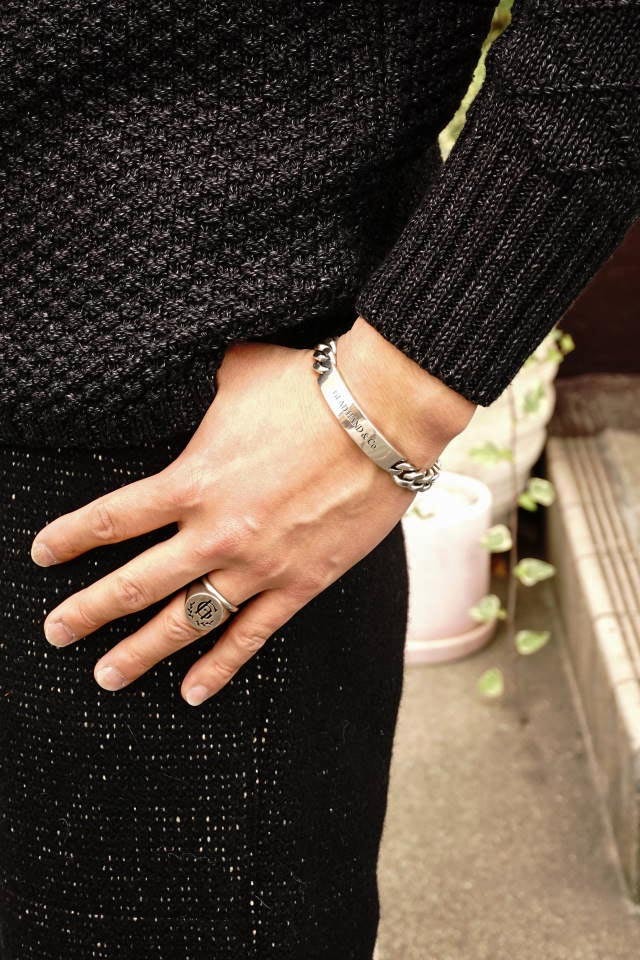 GLAD HAND JEWELRY RING PLAIN SILVER925