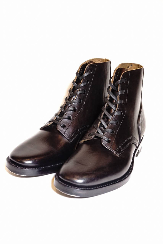 CLINCH Yeager boots Horsebutt overdye BLACK "Leather Sole + HRS + TRビーンズ"