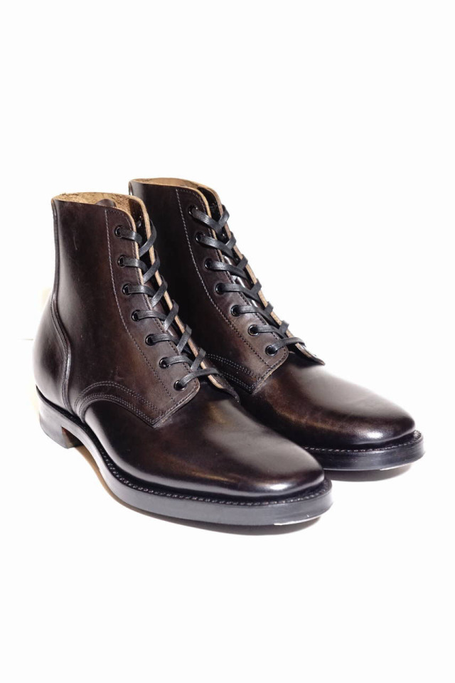 CLINCH Yeager boots Horsebutt overdye BLACK "Leather Sole + HRS + TRビーンズ"
