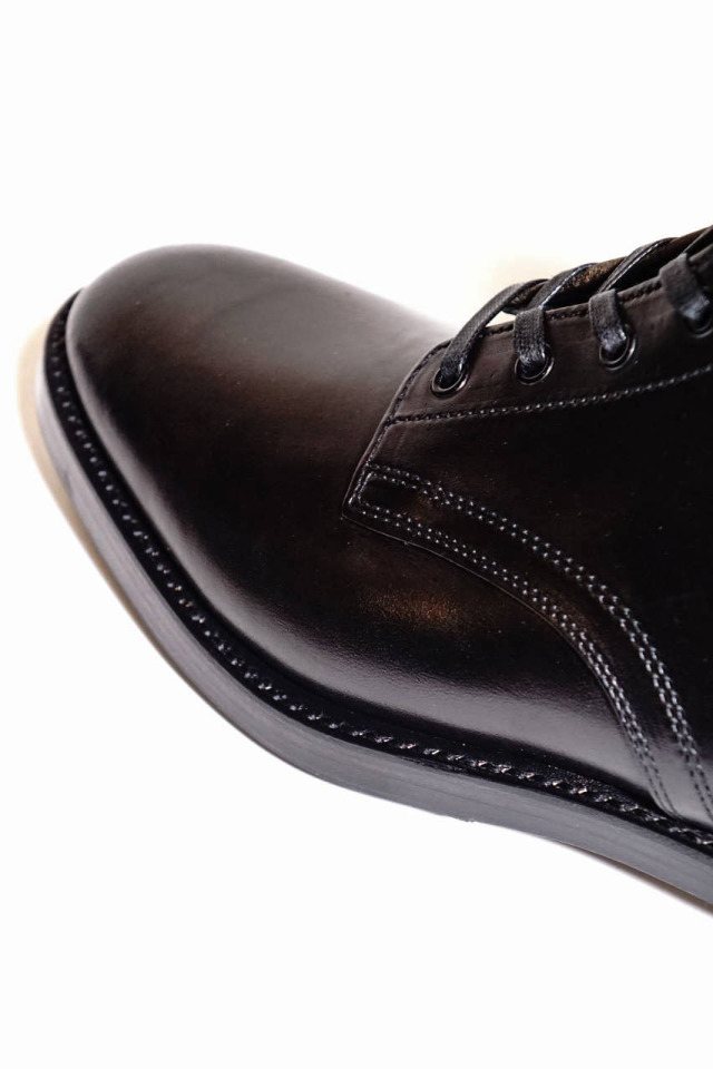 CLINCH Yeager boots Horsebutt overdye BLACK "Leather Sole + HRS + TRビーンズ"