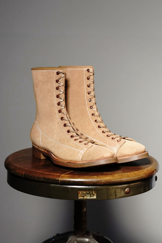 CLINCH Gary Boots Gustave Roughout Cowhide Natural