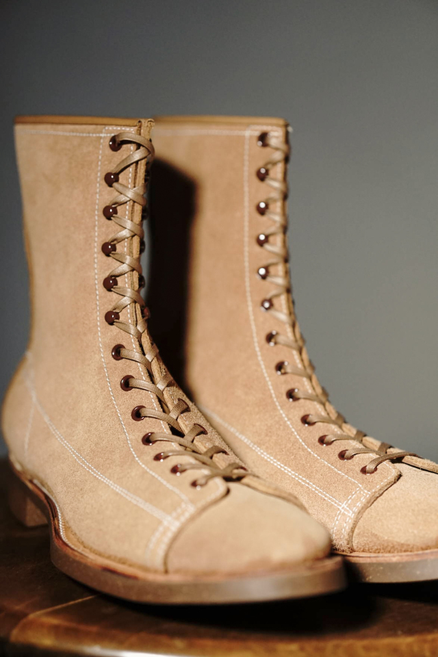 CLINCH Gary Boots Gustave Roughout Cowhide Natural
