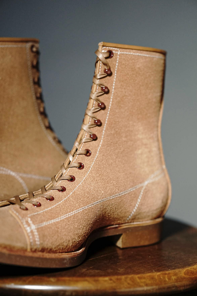 CLINCH Gary Boots Gustave Roughout Cowhide Natural