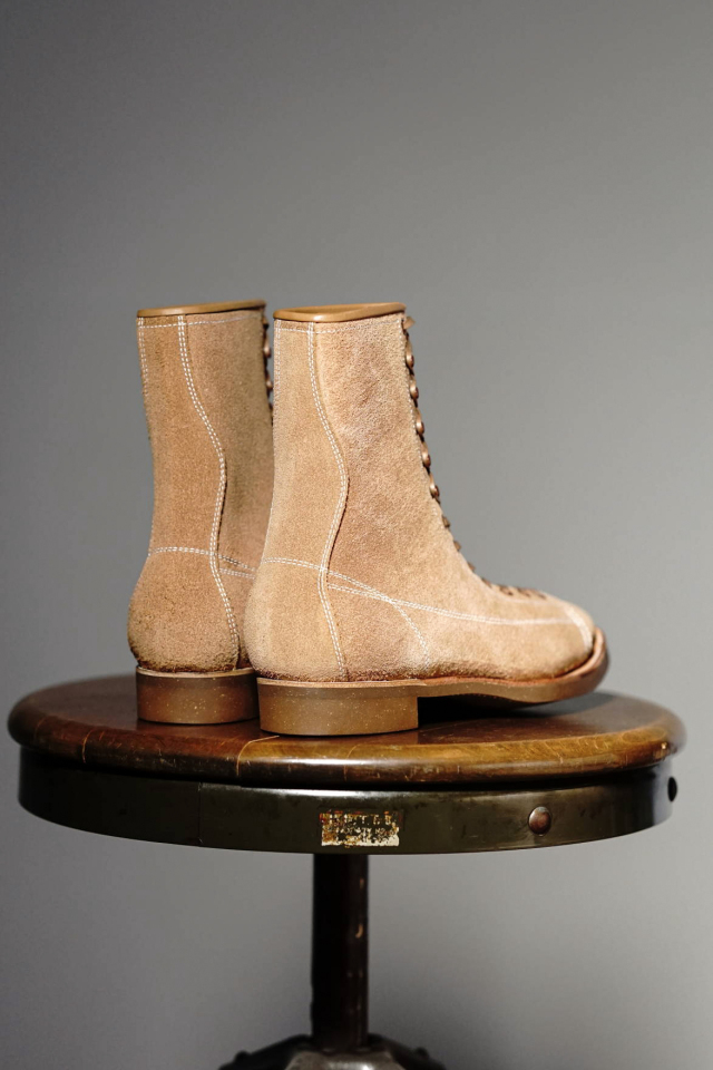 CLINCH Gary Boots Gustave Roughout Cowhide Natural