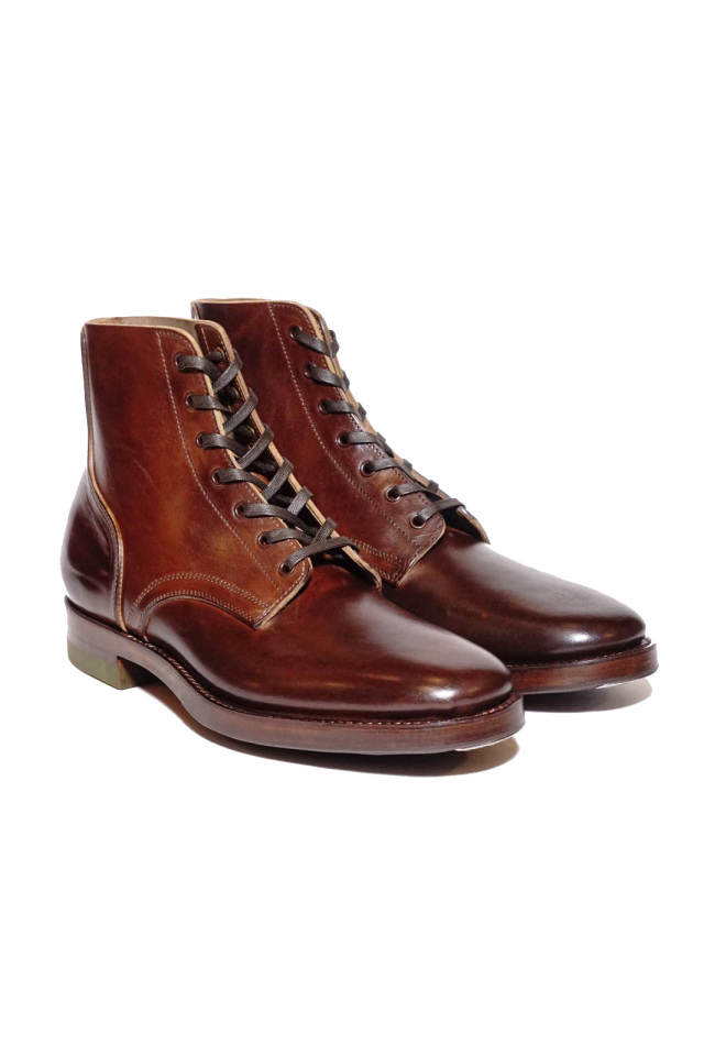 CLINCH Yeager boots Horsebutt overdye BROWN "Leather Sole + HRS + TRビーンズ"