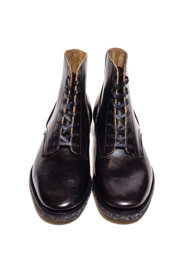 CLINCH Yeager boots Horsebutt overdye BLACK "O’sullivan’s CORD sole"
