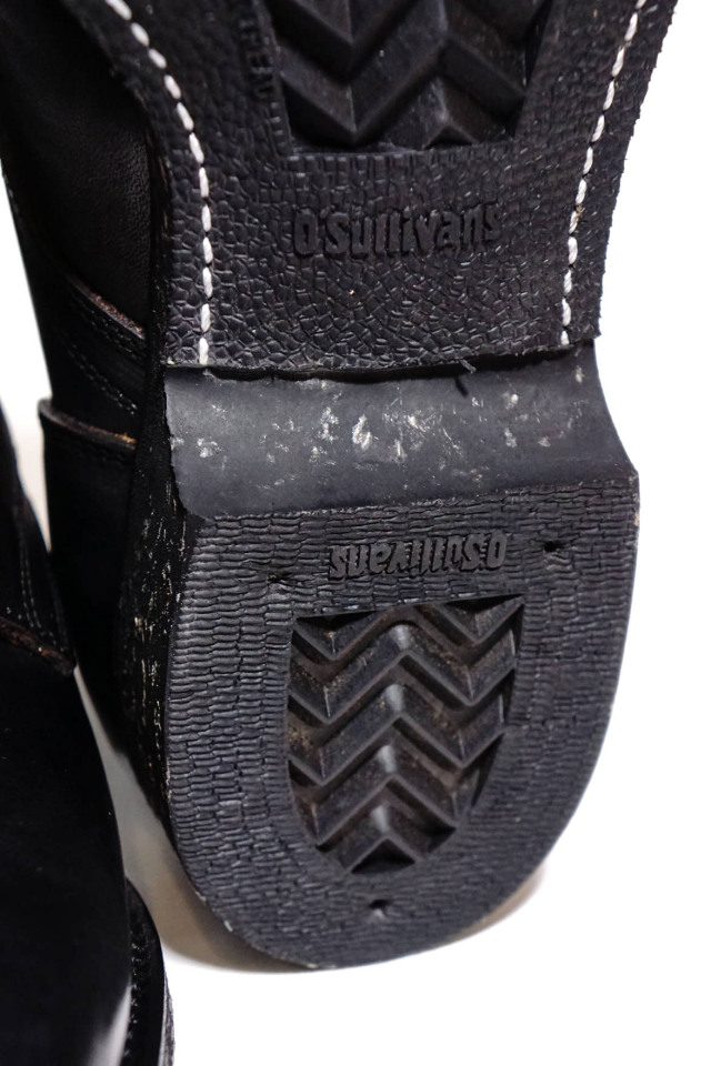 CLINCH Yeager boots Horsebutt overdye BLACK "O’sullivan’s CORD sole"