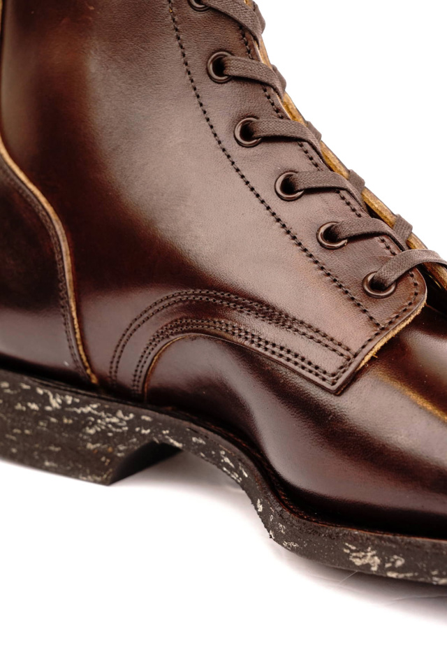 CLINCH Yeager boots Horsebutt overdye BROWN "O’sullivan’s CORD sole"