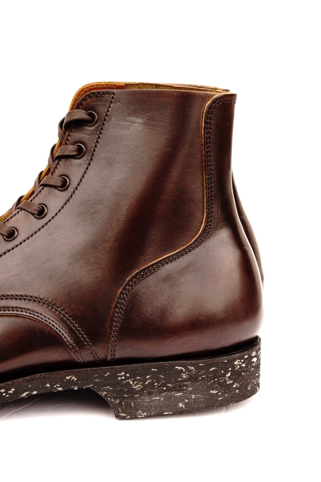 CLINCH Yeager boots Horsebutt overdye BROWN "O’sullivan’s CORD sole"