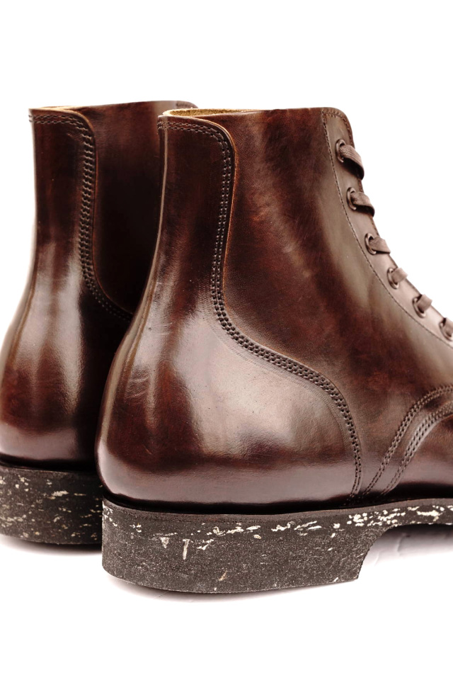 CLINCH Yeager boots Horsebutt overdye BROWN "O’sullivan’s CORD sole"