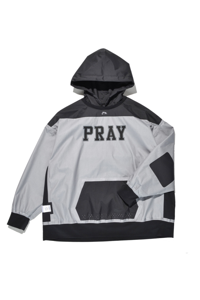 COMFY OUTDOOR GARMENT "RW-HOODIE 3 LAYER" BLACK