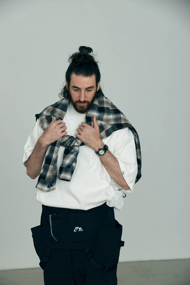 CMF OUTDOOR GARMENT "NEL SHIRTS" BLACK