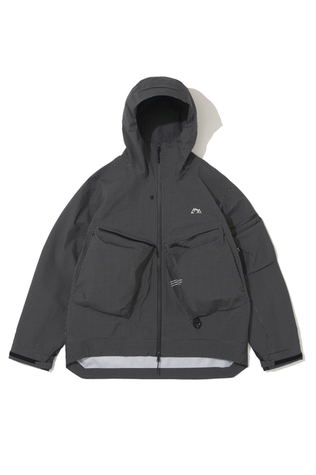 CMF OUTDOOR GARMENT "WEIRED SHELL COEXIST" GRID BLACK
