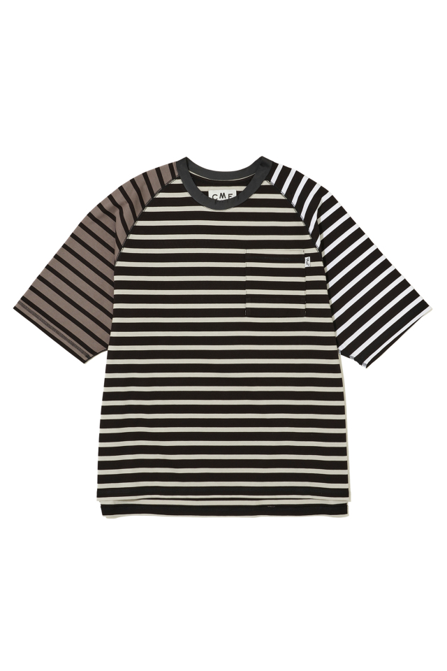 CMF OUTDOOR GARMENT "BORDER TEE S/S" BLACK