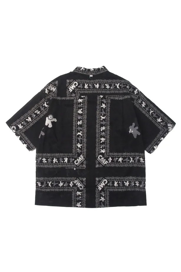 CMF OUTDOOR GARMENT "BANDANA SHIRTS" BLACK