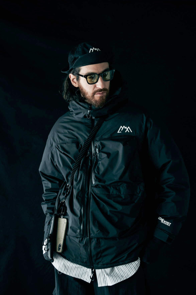 CMF OUTDOOR GARMENT "GUIDE DOWN COEXIST L7" BLACK