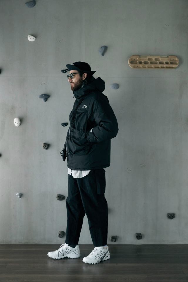 CMF OUTDOOR GARMENT "GUIDE DOWN COEXIST L7" BLACK