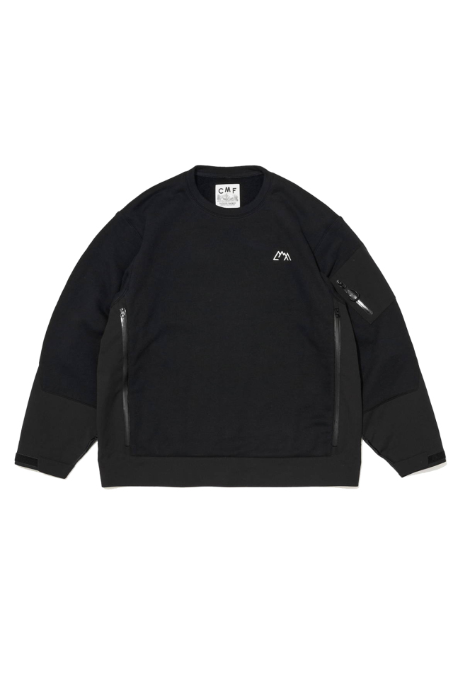 CMF OUTDOOR GARMENT "HALF SHELL CREW" BLACK