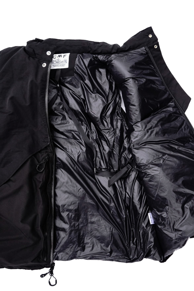 CMF OUTDOOR GARMENT "OVERLAY DOWN VEST" BLACK