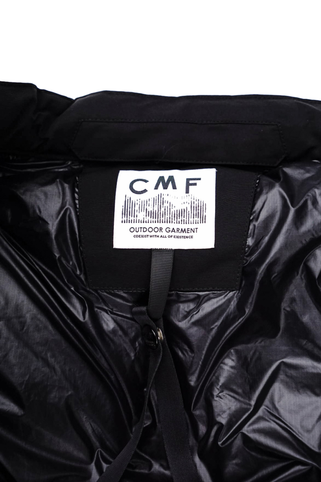 CMF OUTDOOR GARMENT "OVERLAY DOWN VEST" BLACK