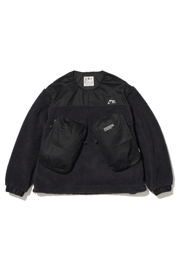 CMF OUTDOOR GARMENT "SALVAGE FLEECE" BLACK