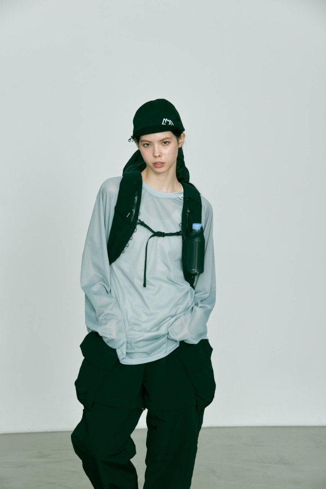 CMF OUTDOOR GARMENT "QUICK DRY MESH TEE LS" BLACK