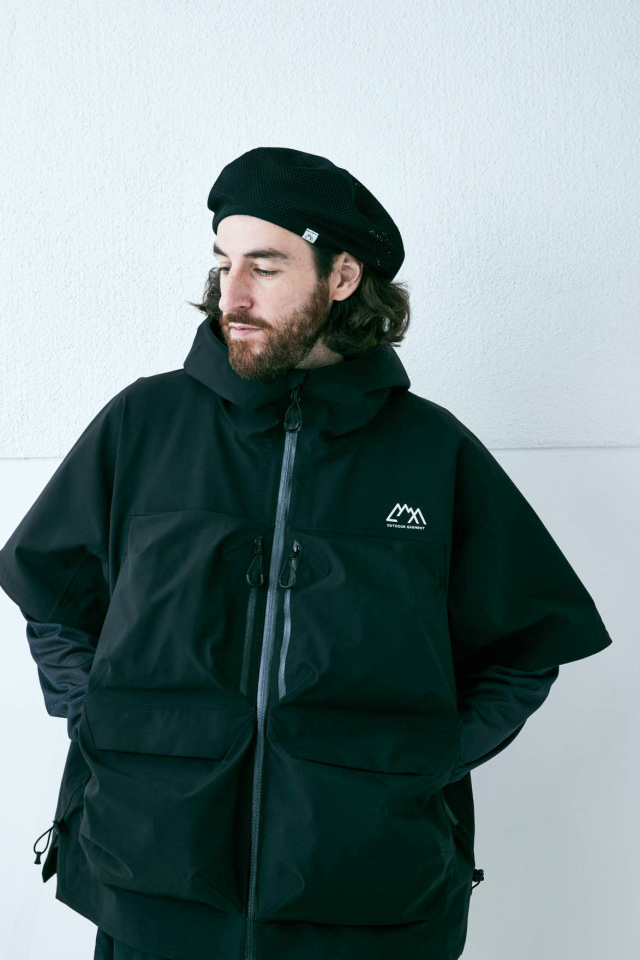 CMF OUTDOOR GARMENT "MESH BERET" BLACK