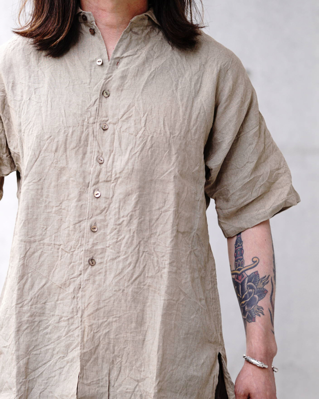 Django Atour frenchvictorians belgium-linen halfsleeve / belgium beige