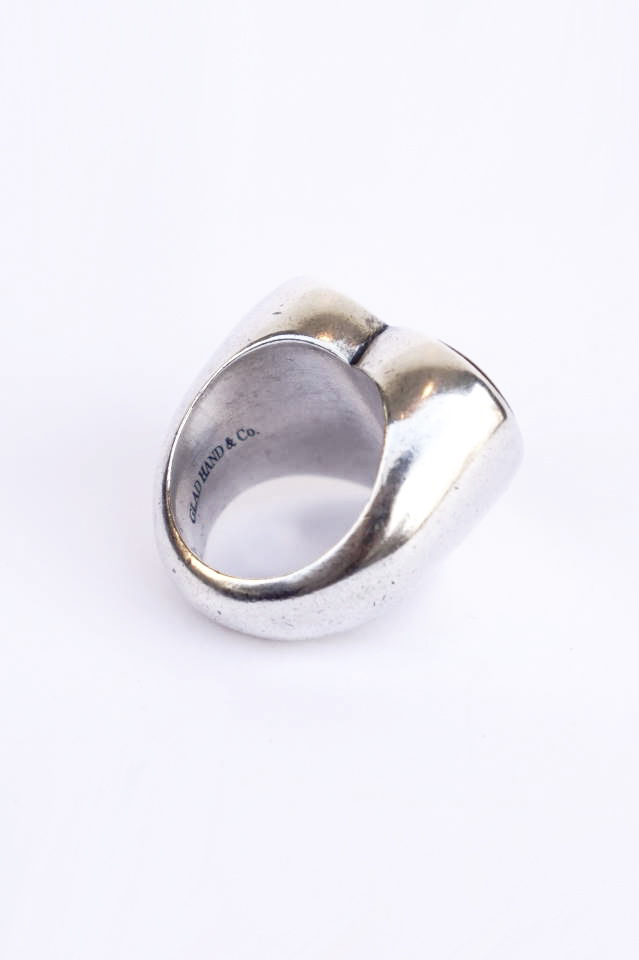 GLAD HAND. BUTTON RING "HEART" LARGE MADE IN U.S.A.