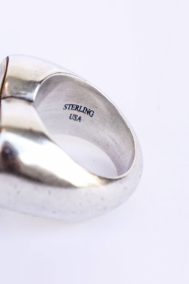 GLAD HAND. BUTTON RING "HEART" SMALL
