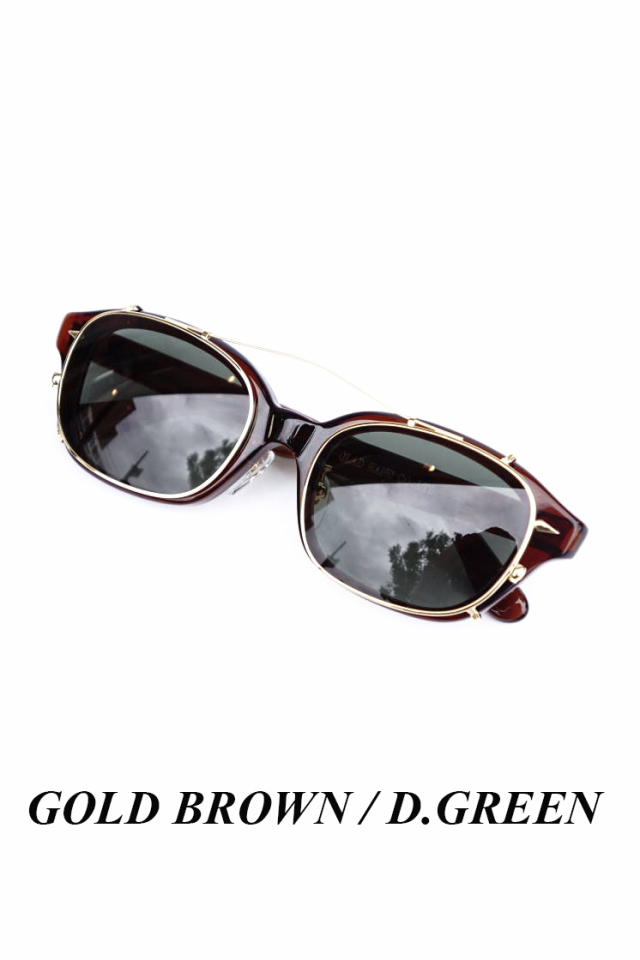 GLAD HAND×丹羽雅彦 J-IMMY & CLIP ON - GLASSES "SET" GOLD