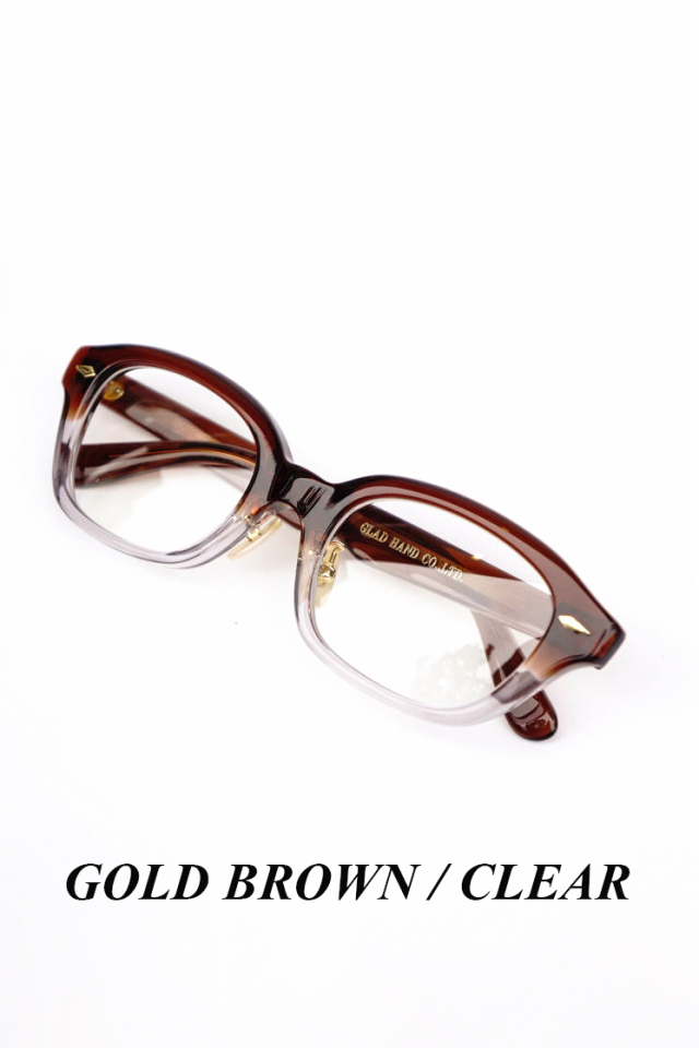 GLAD HAMD×丹羽雅彦 J-IMMY - GLASSES "ORNAMENT" GOLD