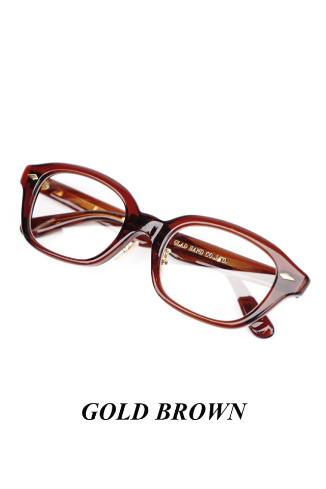 GLAD HAMD×丹羽雅彦 J-IMMY - GLASSES "ORNAMENT" GOLD