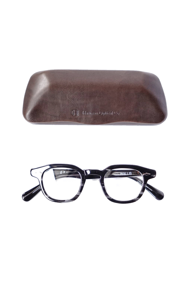 HARMAN OPTICAL "WALLIS" BLACK AMBER