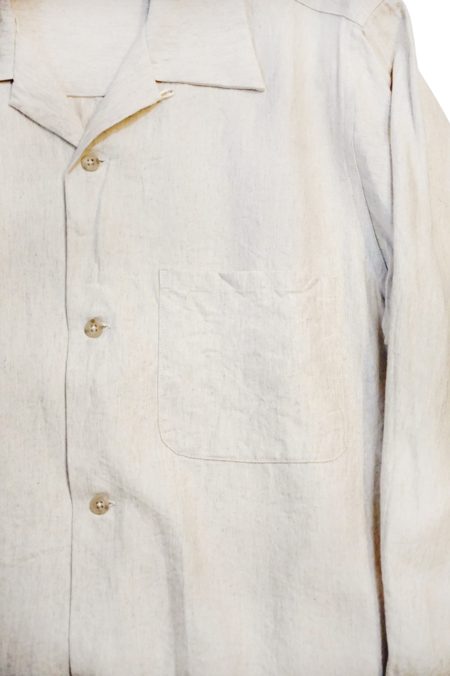 "CRAFTSMAN" Open Collar L/S Shirt