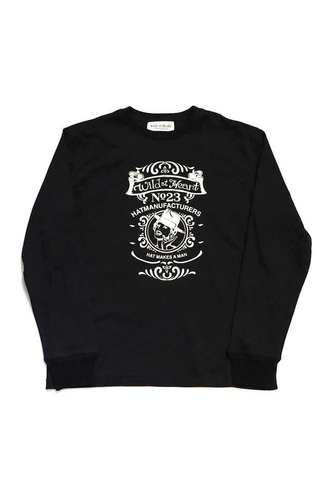 WILD AT HEART "PIN UP" 6.2oz Crew Neck L/S TEE