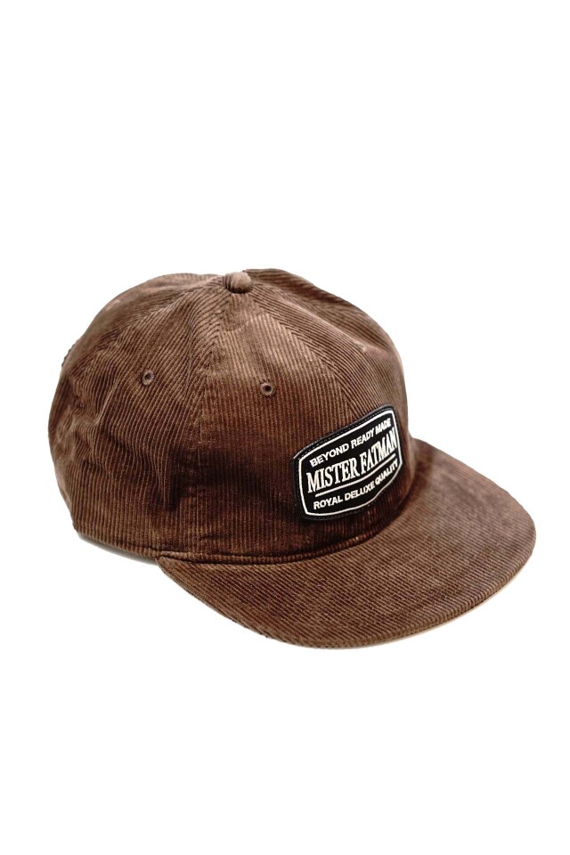 Mr.FATMAN "WAPPEN CORDUROY BASEBALL CAP"