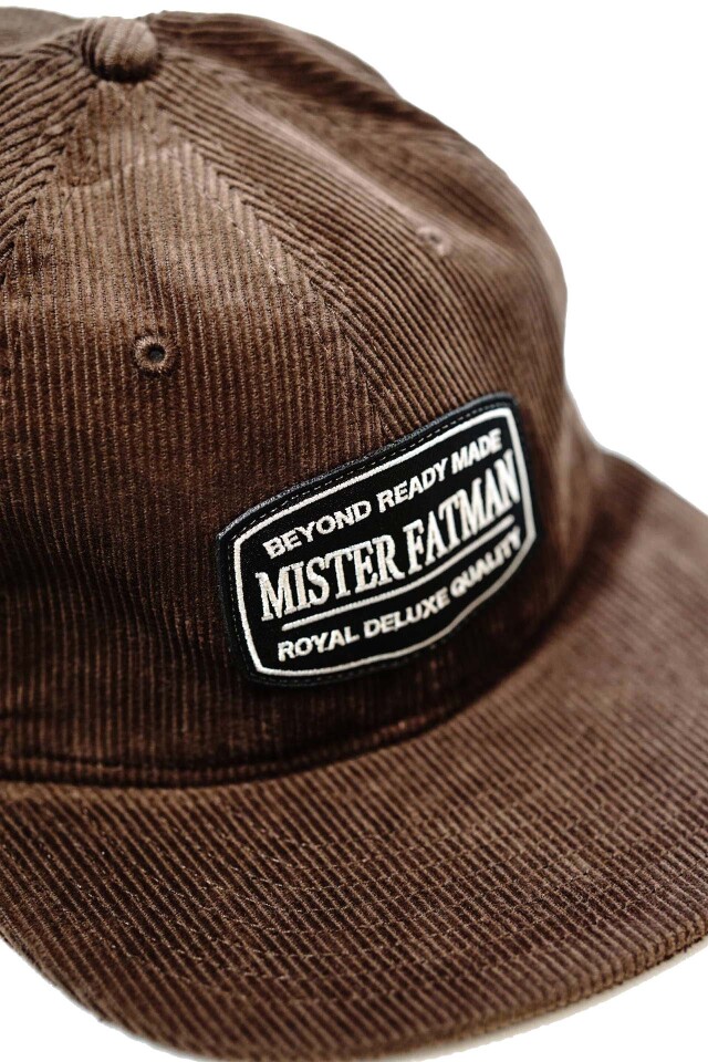 Mr.FATMAN "WAPPEN CORDUROY BASEBALL CAP"