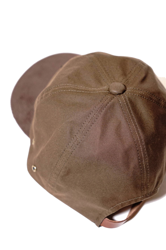 Mr.FATMAN "Waxed Cotton Baseball Cap"