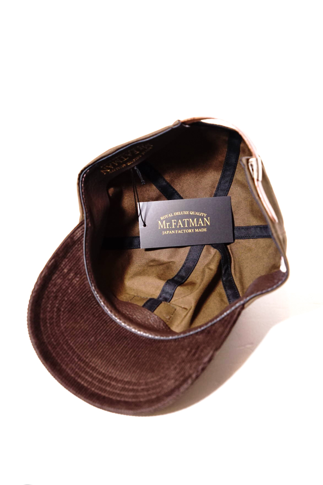 Mr.FATMAN "Waxed Cotton Baseball Cap"