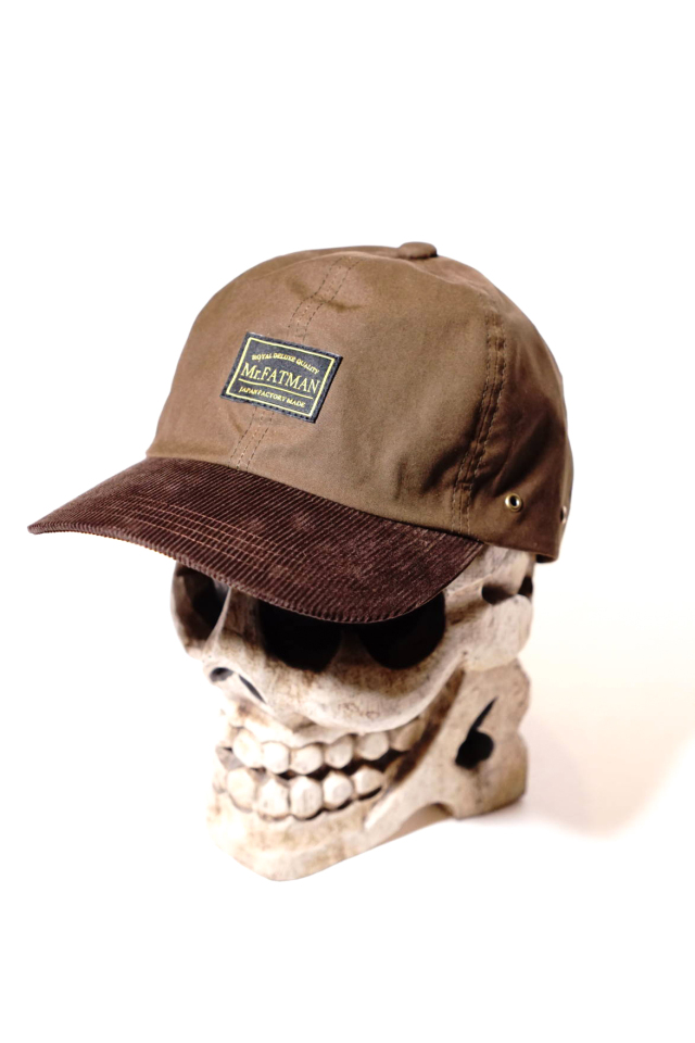 Mr.FATMAN "Waxed Cotton Baseball Cap"