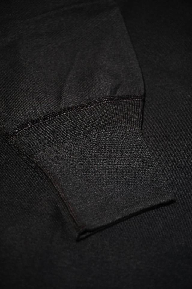 Olde Homesteader "Henley Neck Long sleeve" -Rustic Jersey- BLACK