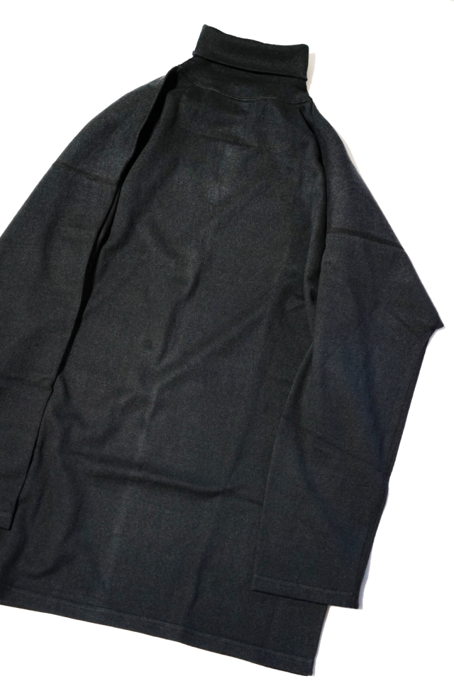 Olde Homesteader "Turtle Neck Long sleeve" -Rustic Jersey- BLACK