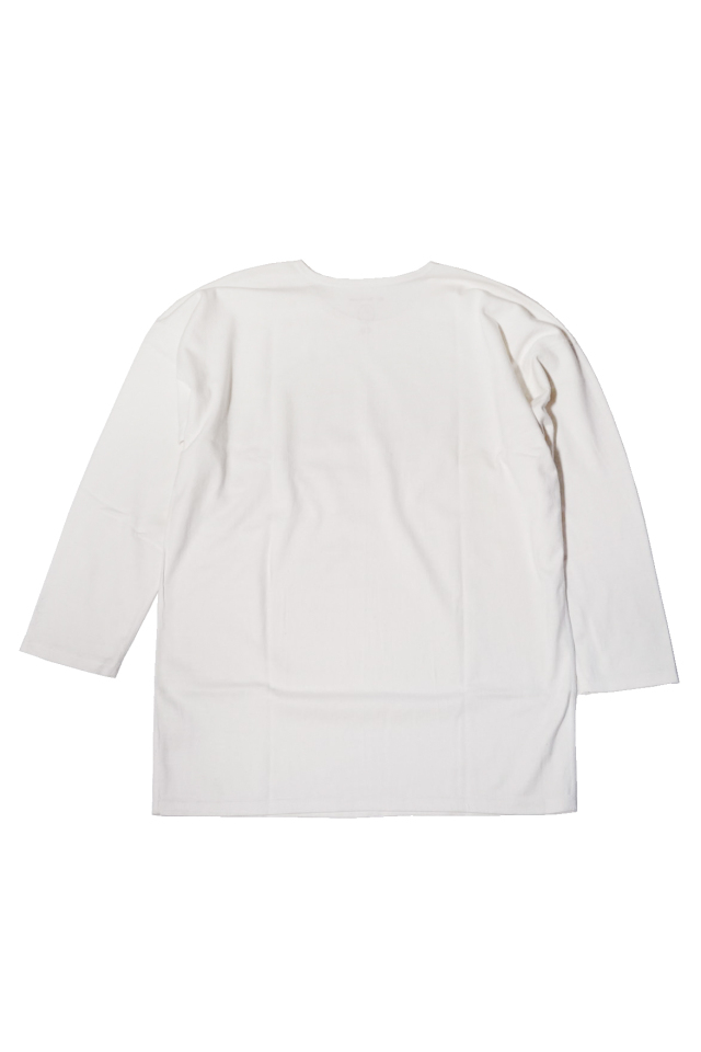 Olde Homesteader "Crew Neck Long sleeve" -Rustic Jersey- OFF WHITE