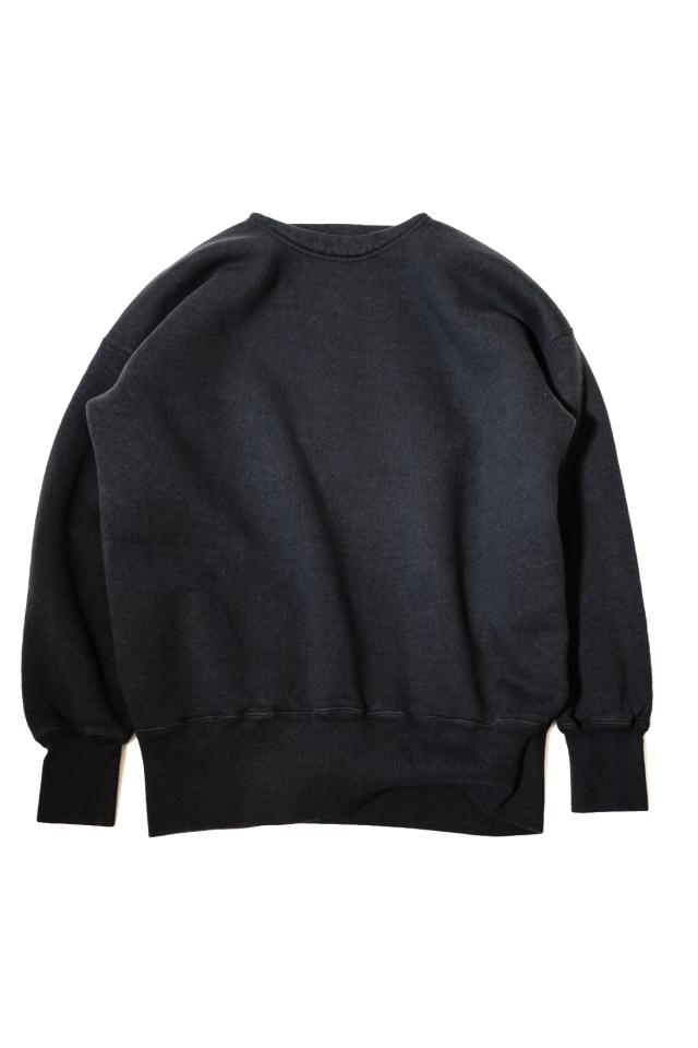 Olde Homesteader "Extra Cotton Fleece / Crew Neck Long Sleeve" O.W.BLACK