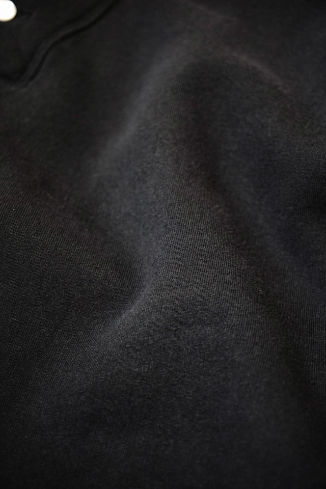 Olde Homesteader "Extra Cotton Fleece / Stand Collar Long Sleeve" O.W.BLACK
