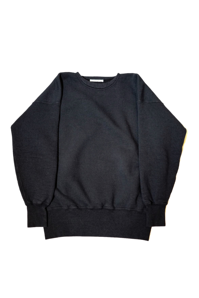 Olde Homesteader "Extra Cotton Fleece / Crew Neck Long Sleeve" O.W.BLACK