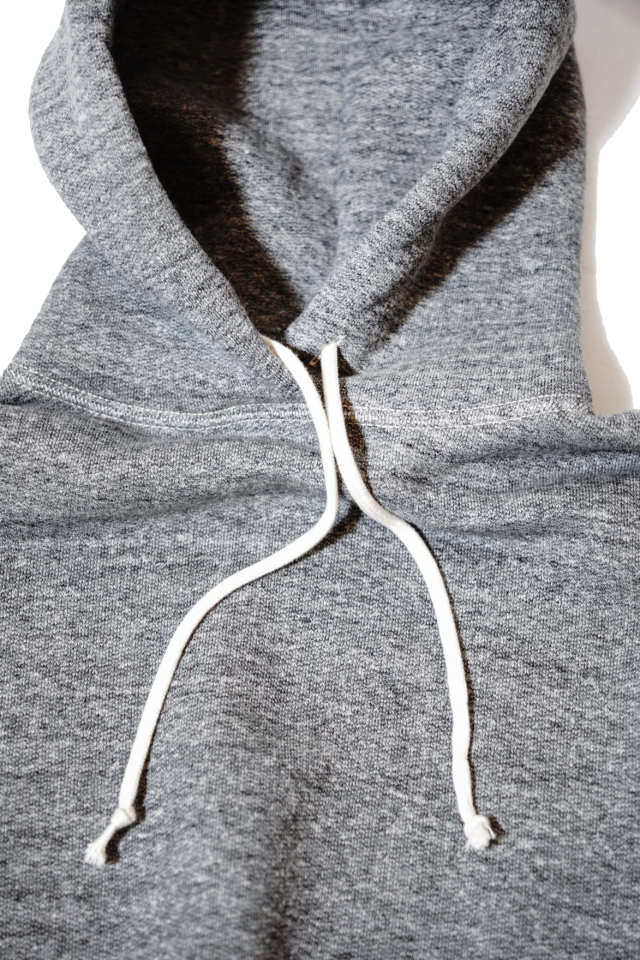 Olde Homesteader "Extra Cotton Fleece / Hooded Long Sleeve" TOP CHARCOAL